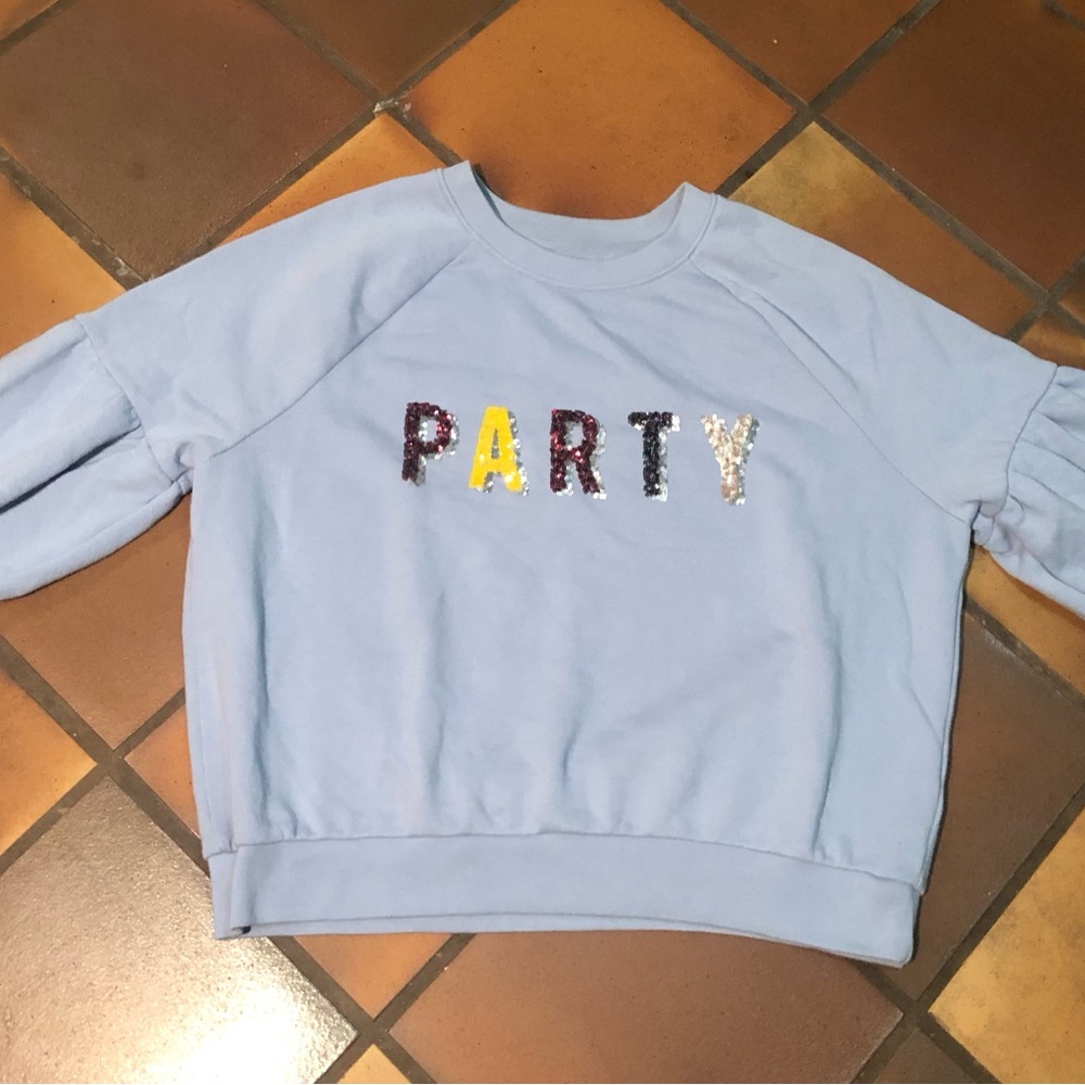 Aerie Sequin “Party” sweatshirt